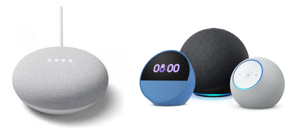alexa google home maison connécté